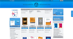 Desktop Screenshot of ksiegarniaakademicka.net